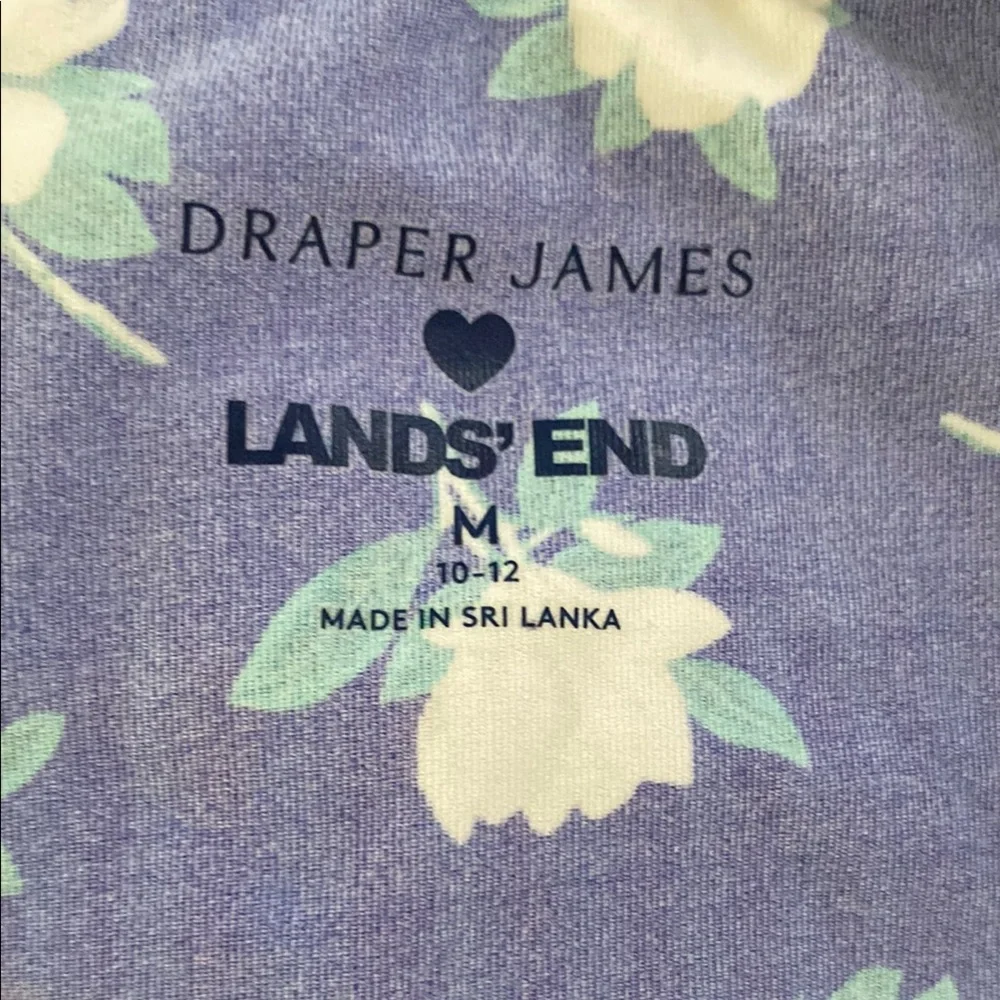 Draper James Blue Fitted Long Sleeve swim shirt